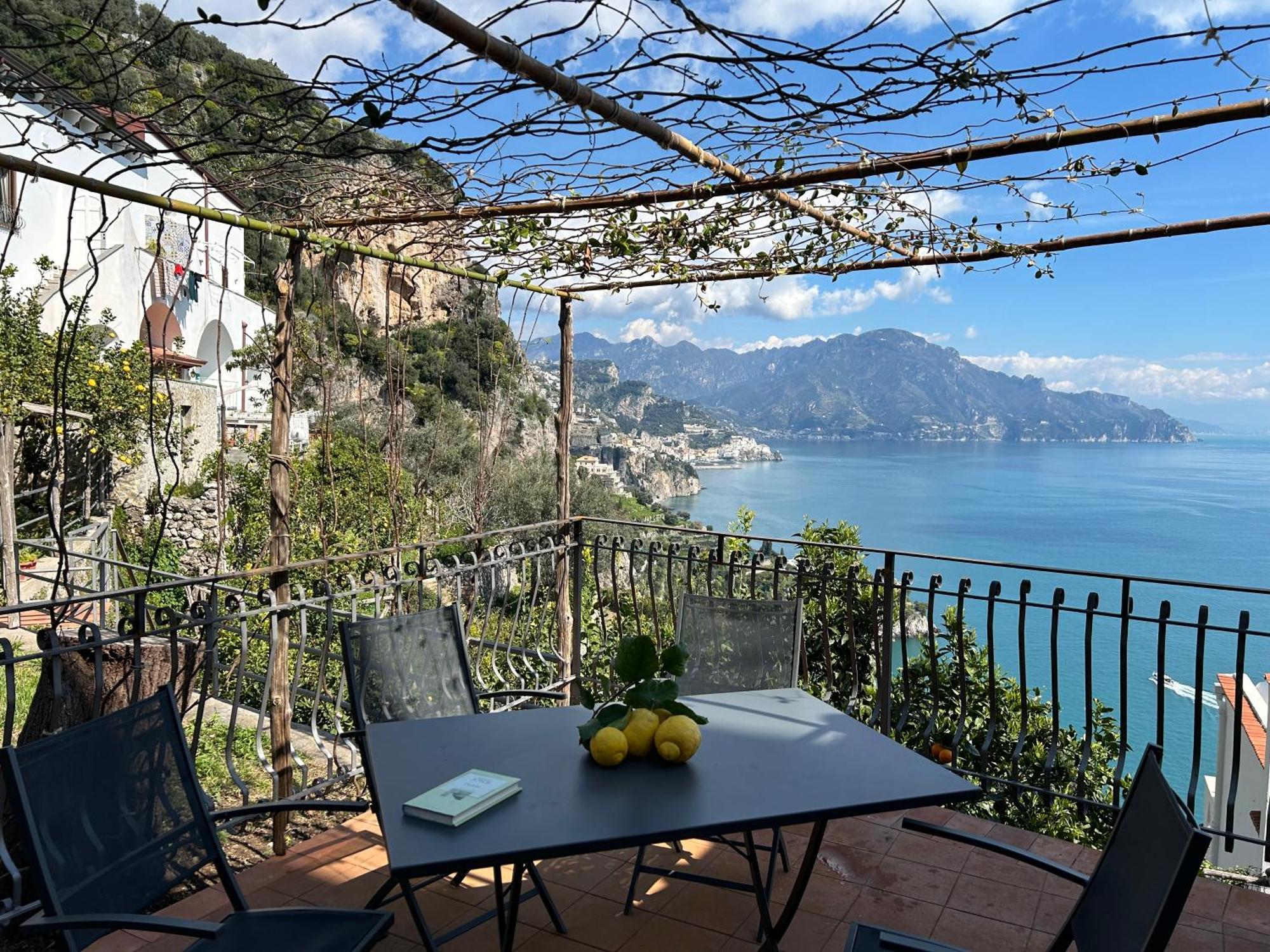 Vila Amalfi 51 Con Vista Mare, Giardino E Terrazze Conca dei Marini Exteriér fotografie