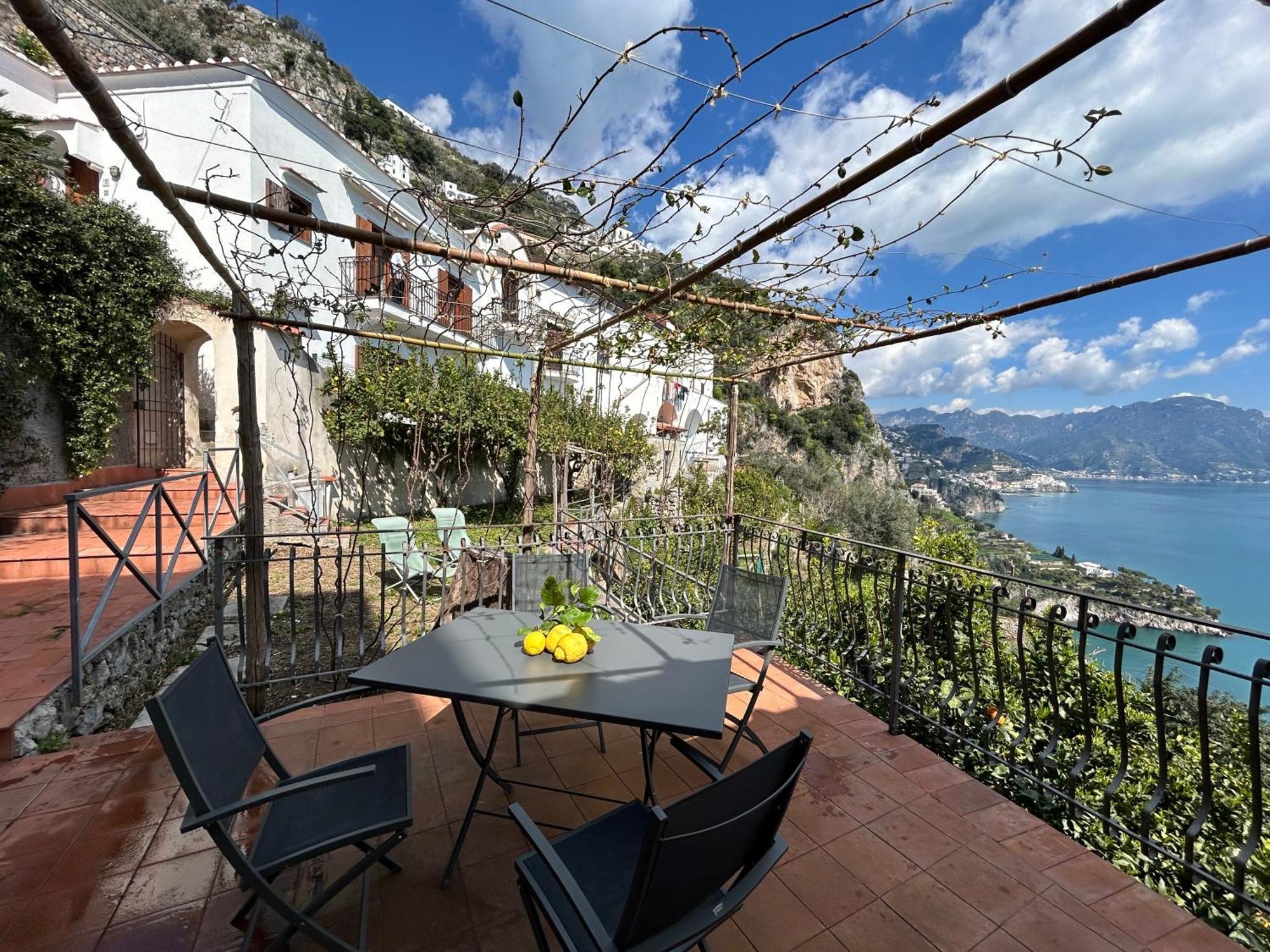 Vila Amalfi 51 Con Vista Mare, Giardino E Terrazze Conca dei Marini Exteriér fotografie